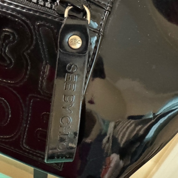 See By Chloe Glossy Black Tote - Picture 4 of 14